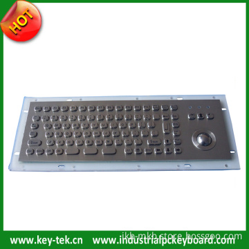 IP65 Weatherproof Metal Keyboard with Trackball Mouse Combo